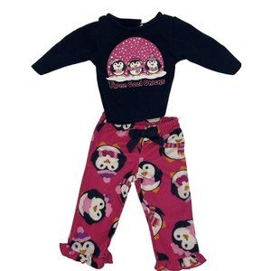 Dollie & Me Doll Clothes Pajamas Penguin Pants Top Set 18" American Girl Size